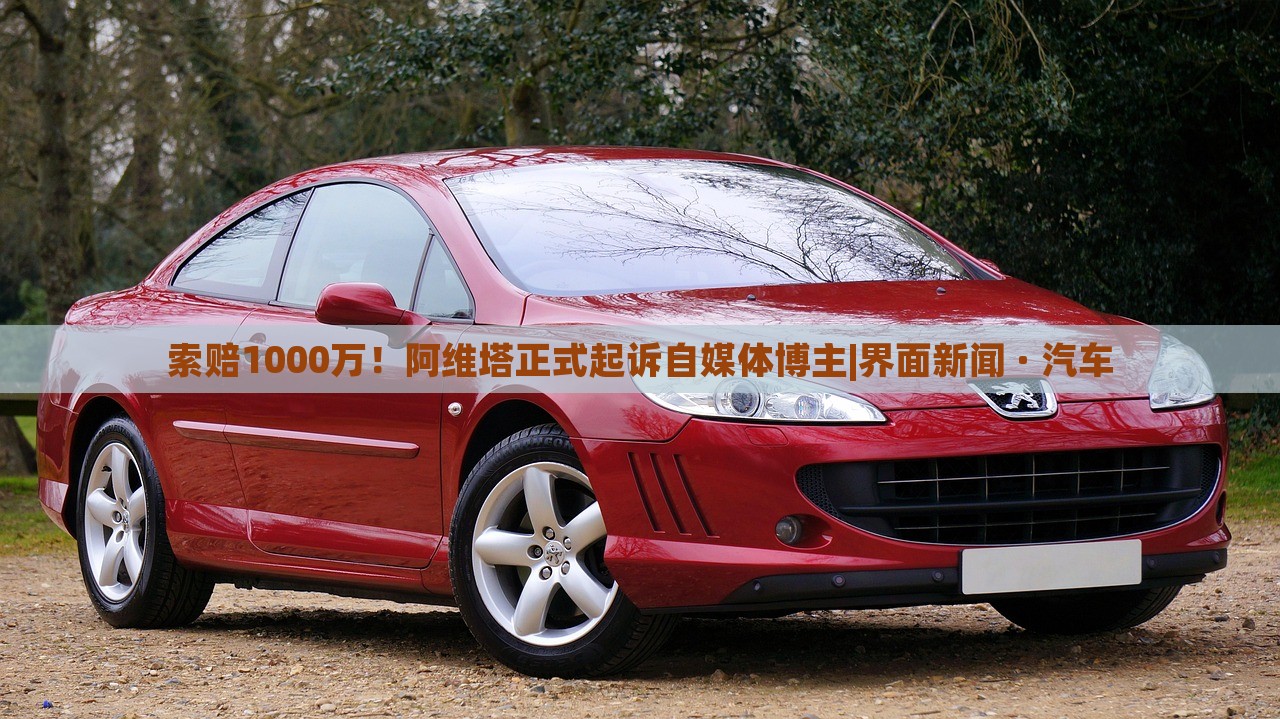 索賠1000萬！阿維塔正式起訴自媒體博主|界面新聞 · 汽車
